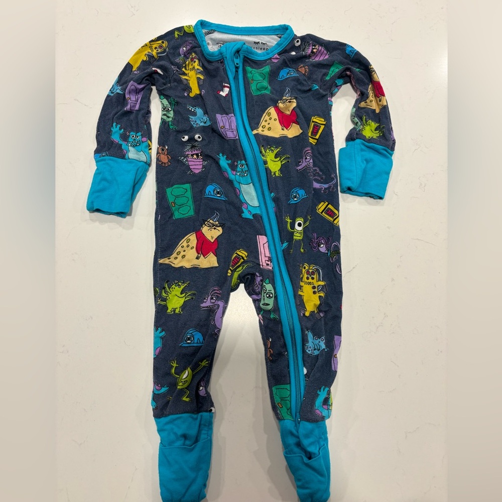 Little Sleepies DISNEY & PIXAR Monsters Inc 0-3 months zippy